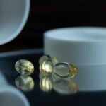Nicotinamide riboside supplement met een achtergrond van veroudering en gezondheid, benadrukt de voordelen voor de huid.